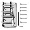 Professional Metal Four String Bass Bridge for 4 String Electric Bass Guitar
