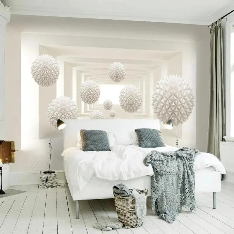 Moderne Abstrakte Tapete Geometrisch 3d Kreativer Raum Fototapete Wohnzimmer Schlafzimmer Wandbild