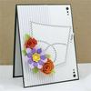 2Pcs/Set Stencil Mold DIY Scrabooking Supplies Carbon Steel Spiral Decoration Flower Metal Cutting Die for Home