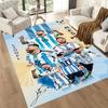 Messi 469 Floor Rug Office Rug Suitable for Bedrooms Living Rooms Kitchen Game Room Anti-slip Rug Office Home Decor Best for Christmas