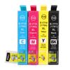 4PCS Printer Ink Cartridge Colorfast Clear Printing Large Capacity Ink Cartridge Replacement for XP 33