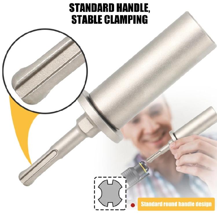 Ground Rod Driver Adapter, Secure Grounding Tasks, Suitable for 5/8inch and 3/4inch Rods  Piling&Fence Installation