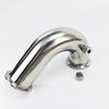 2"(51mm)OD64mm,  135 Degree Pipe Bend With Thermowell Nipple And Plug ,Tri-clamp Connection Elbow Pipe Fitting,SS304
