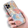 Schneewittchen Prinzessin Jasmin Schwarze Silikon Handyhülle Für Apple iPhone 12 13 Mini 11 14 15 Pro Max 7 8 Plus X XR XS SE 2020 2022