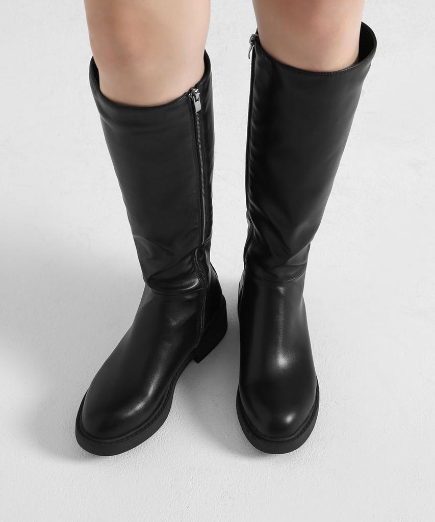 Chaakan Bella Basic Round Long Boots Blltr4E849