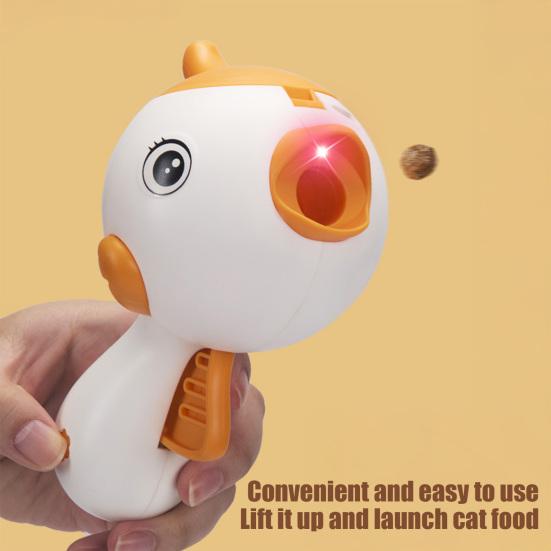 Cat Treat Dispenser Toy Fun Bird-Shaped Interactive Slow Feeder Cat Teaser Light for Indoor Cats And Dogs Training Feeding