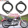 Motorcycle Exhaust Flange Kit Stainless Snap Rings Exhaust Pipe Accessories For Evolution Big Twin Evolution Sportster Twin Cam