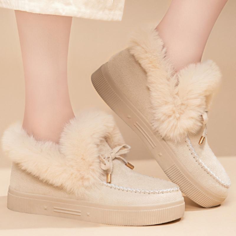 Zimowa Moda Ciepłe Wygodne Buty Wsuwane Wszechstronne Codzienne Buty