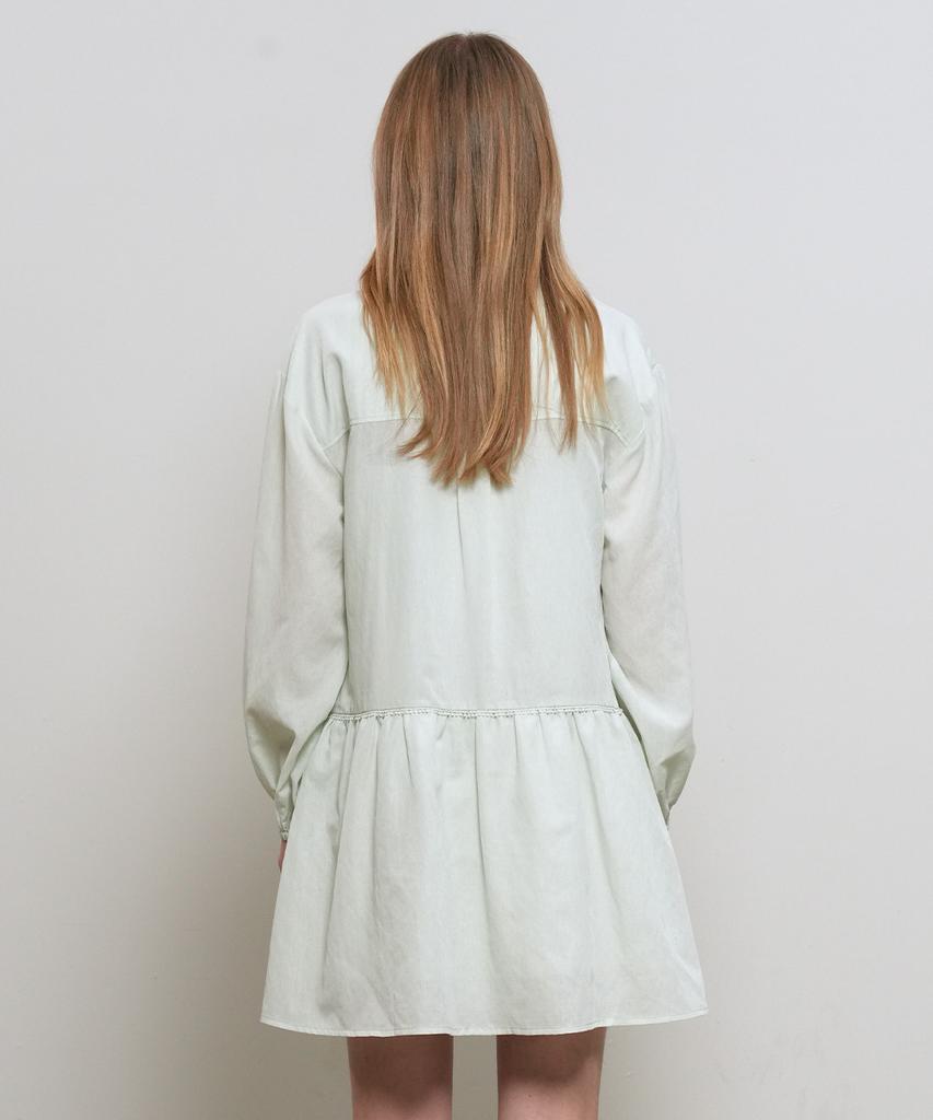 General Idea Pintuck Low-Rise Dress [Mint] / Gf2Lop507