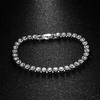 Women Austria Crystal Silver/Gold Fashion Jewelry Cuff Bangles Hand Chain Shiny Bracelets