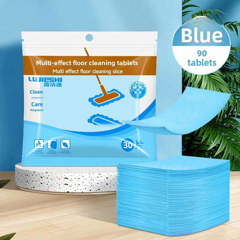 3 Sachets de 90 Pièces de Tablettes Nettoyantes pour Sol, Un Agent de Nettoyage et de Lavage Ménager Parfumé pour Carrelage avec Multiples Parfums