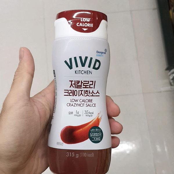 Vivid Kitchen Low Calorie Crazy Hot Sauce 315g