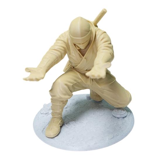 Ninja Pen Holder for Desk Kneeling Ninja Samurai Pencil Holder 3D Printed Pen Holder Gift for Boys Students Office
