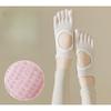 Yoga Socks, Women's Five-finger Socks, Toe Separation Indoor Fitness Dance Sports Socks, Anti-slip and Shock-absorbing Pilates Women's Boat Socks