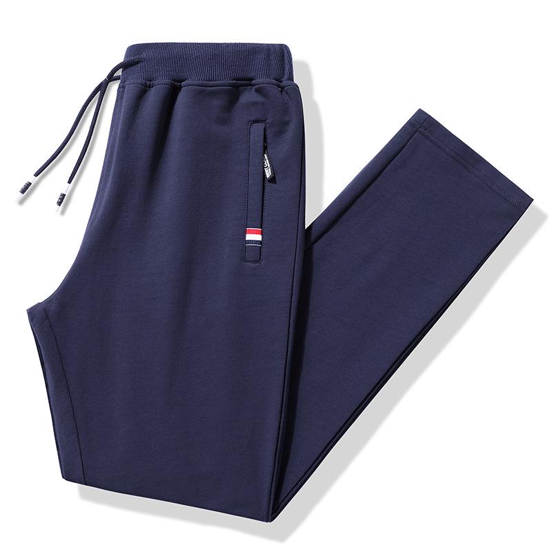 Casual Joggingbroek voor Heren - Fleece gevoerd, Grote Maten, Met boorden, Dik, Veelzijdig, Voor buiten & Trendy