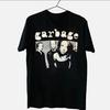 Garbage Band Konsert 1sida Unisex Bomull Överdimensionerad Unisex Streetwear Trendig Bomull Y2k Kortärmad Klassisk Streetwear