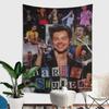 Sänger H-Harry Musikstile DIY Wandteppich Hippie Blume Wandteppiche Schlafsaal Dekor Wandkunst Dekor