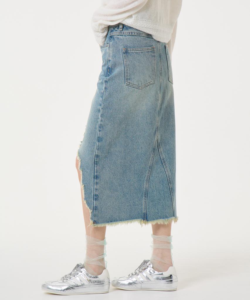 Unknown Planet Lau Denim Skirt Blue