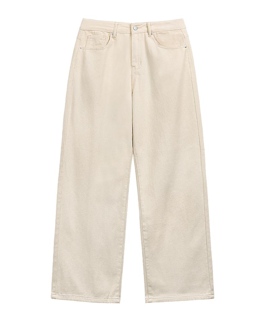 ULIFEZIP Normal Women'S Washed Wide Cotton Pants 6 Colors [Ulzp_1002] (B Type)