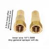 Agricultural Irrigation Nozzle 16*41*8MM Adjustable Pottery Nozzle High Quality Pottery Adjustable Spray Effortless Installation