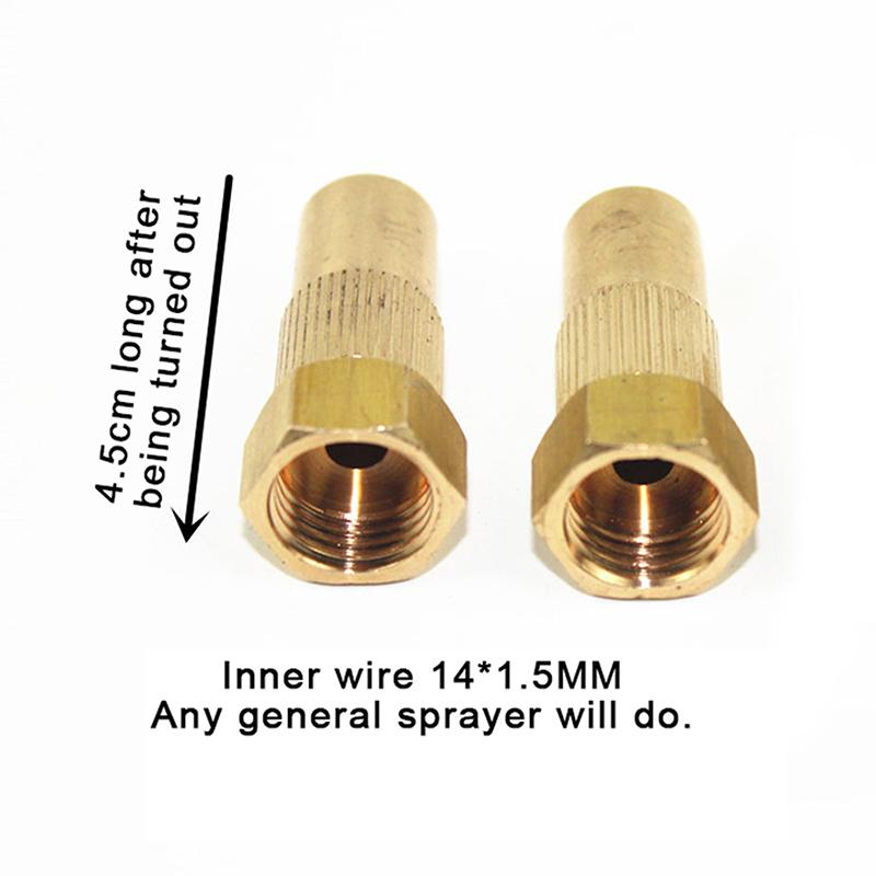 Agricultural Irrigation Nozzle 16*41*8MM Adjustable Pottery Nozzle High Quality Pottery Adjustable Spray Effortless Installation
