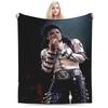 Soft Bedding Throws Travel Car MJ King Of Pop Michael J-jackson Blanket  Flannel Bedspread For Living Room Casual Sofa Bed Cover