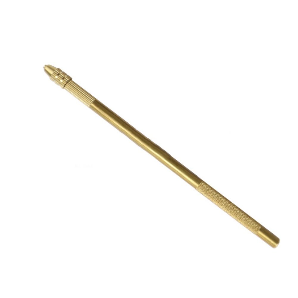 5pcs/set Golden Lace Wig Needles Copper Handle Wig Making Kit Ventilating Needles  Professional