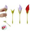 10Pc Elegant Floral Napkin Holders-Suitable For Wedding Parties Daily Table Centerpieces Decorations-Able Napkin Holders