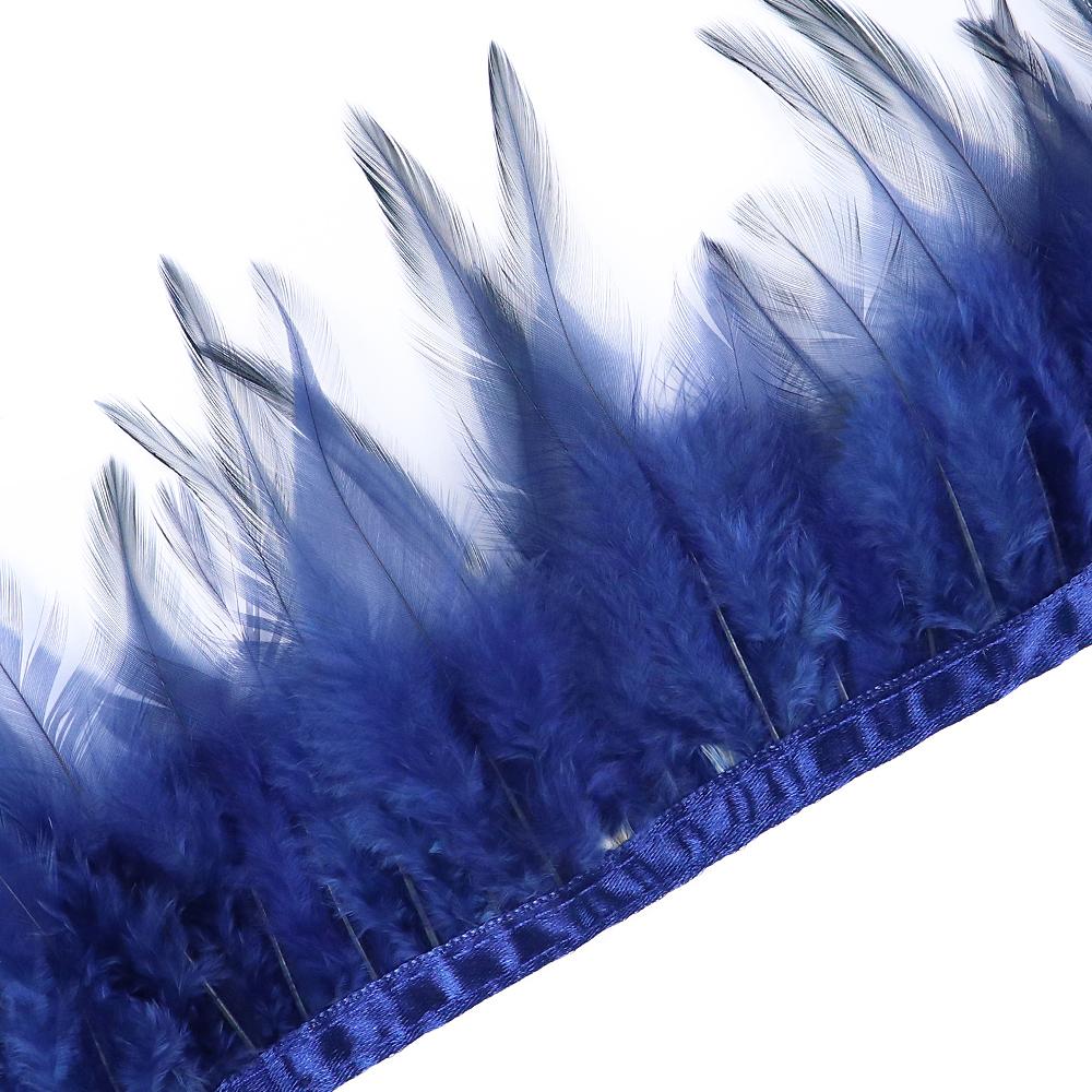 Natural Chicken Feather Trim 10-15Cm/4-6Inch Pheasant Feather Sewing Costume Fringe Ribbon Carnival Dress Plumes Decoration 10M