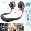 Mini Rechargeable USB Neck Fan for Outdoor Activities-Black