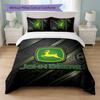 John Deere Print 3Pcs Bedding Set Duvet Cover With Two Pillowcases Soft Bed Linen For Household Bedroom