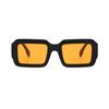 Vintage Men Rectangle Sunglasses Fashion Square Candy Color Shades Trendy Retro Women Brand Design Eyewear UV400 Sun Glasses