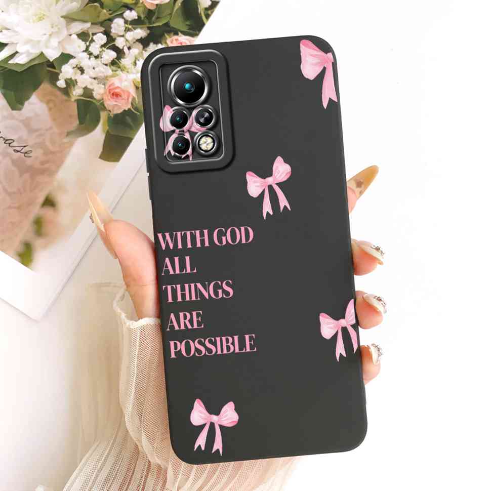 For Infinix Note 11 Pro CAse Good Luck Cat Sunflower Silicone Soft Cover For Infinix Note 11 Note11 Pro X697 Casing Fundas