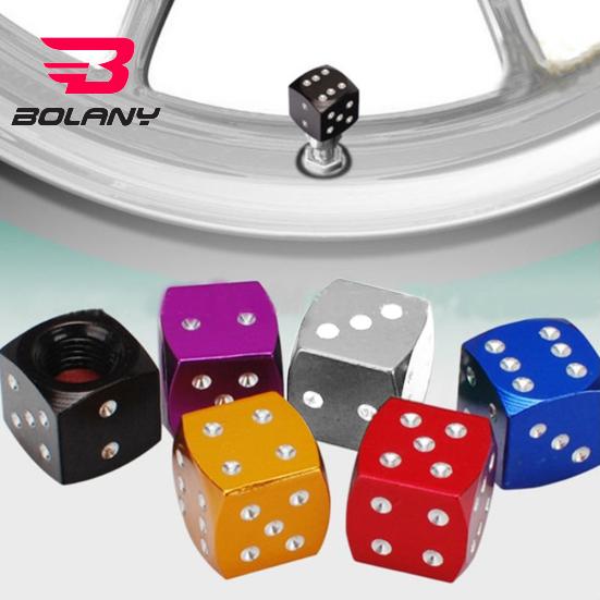 BOLANY 4vnt dviračio kauliukų formos rato padangos oro vožtuvo koto dangteliai