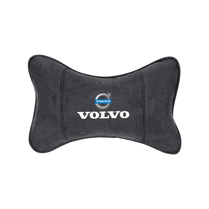 Suede Headrest Car Breathable Memory Foam Neck Pillow For Volvo XC60 XC40 V90 V60 V40 XC90 XC70 V50 S60 V70 S90 AWD T6 EX90 EX30