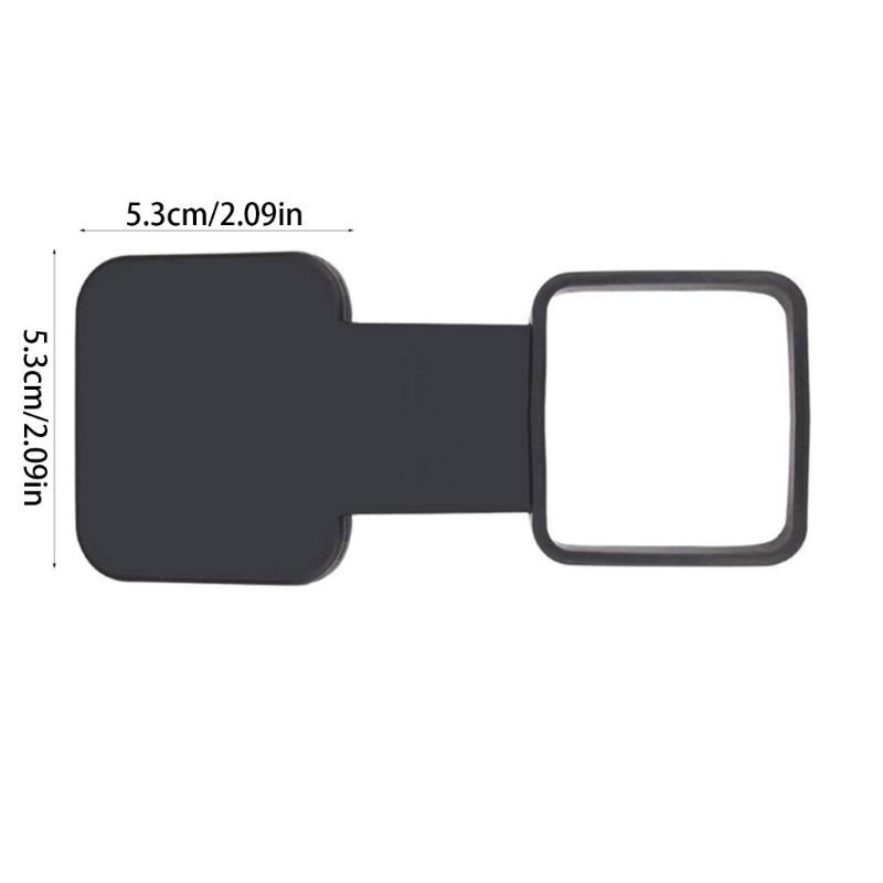 Tow Eye Cover Cap Trailer Hook Cover Cap Square Bumper Cover Simple Installation