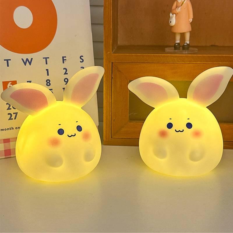 Cute Cartoon Pippi Rabbit Night Light For Creative Bedroom Decor Birthday Gift