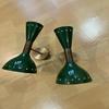 Grün Messing Diablo Sputnik Stilnovo Doppel Wandleuchte Mid-Century Modern Waschtischleuchte für jeden Raum Badezimmer, Küche, Wohnzimmer
