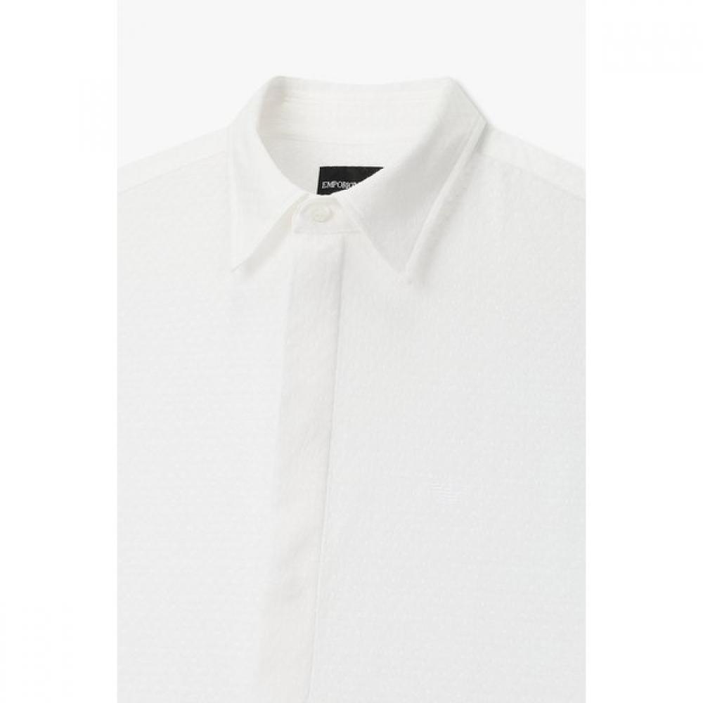 Emporio Armani Men S Patterned Cotton Shirt A516104023