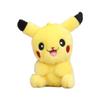 Entzückender und niedlicher langhaariger Pikachu Plüschtier-Schlüsselanhänger Weicher und kuscheliger Anhänger