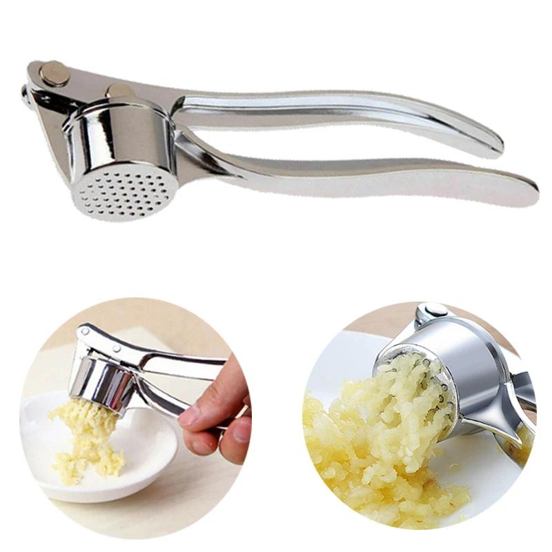 Garlic Press Crusher Mincer Kitchen Spaces Food Grade Stainless Steel Garlic Smasher Squeezer Manual Press Grinding Tool Kitchen Spaces Accessories