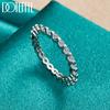 925 Sterling Silver Full AAA Zircon Ring Fashionable Wedding Jewelry