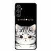 Black Silicone Case For Samsung Galaxy M17 5G Case Cartoon Cat Soft Back Cover For Samsung M17 2025 Case M 17 Shockproof Coque