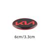 6x3.3cm Car Steering Wheel Center Emblem Badge Sticker for KIA Stinger Sportage KX3 Ceed K7 K5 K3 R Forte Rio Soul Accessories MS4