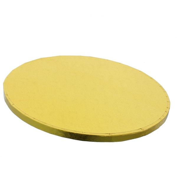 Thick Round Gold Cake Base 23x1.2