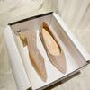 Fashion Women's Summer Pumps Shoes Pointed Single Shoe Fairy Shallow Mouth Soft Sole Large Size Women's Shoes Zapatillas Mujer