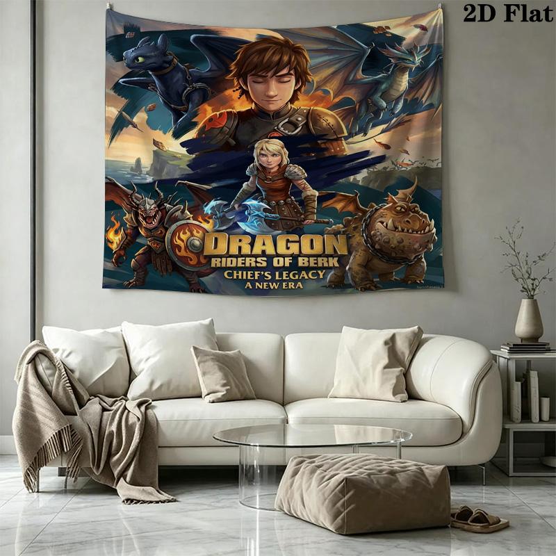 Hoe Train Draak Wandkleed Esthetisch Wandkleed Bedrukt Stof Deken Decoratieve Wandkleden Voor Slaapkamer Woonkamer Huisdecoratie