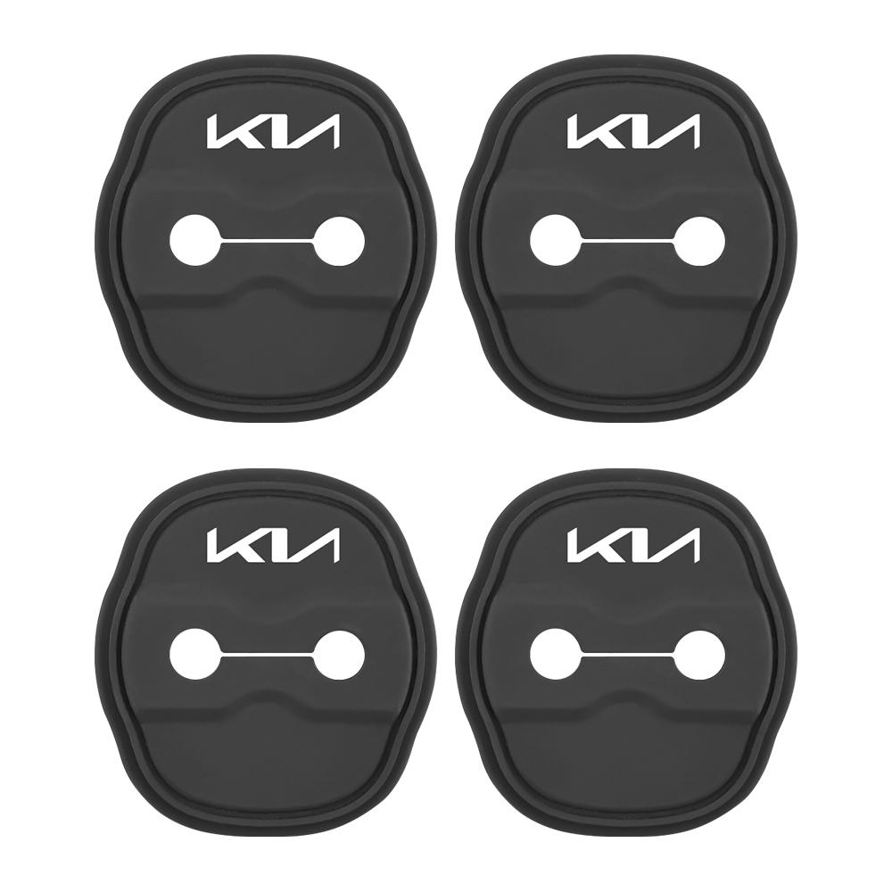 2/4pcs Car Silicone Door Lock Protective Cover Anti-Collision Shock Absorbing Pad For Kia Sportage 3 Rio K2 Ceed Carnival Soul xmwcj44