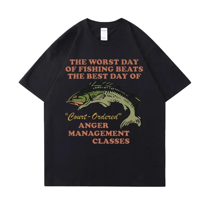 Achetez Un Homme Mangez Poisson Il Jour Apprenez Poisson Homme À Une Vie Mème Drôle T-shirt Unisexe Décontracté T-shirt Femmes Mode T-shirts
