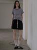 Peulibeo07 Banding Terry Skirt Frsp02Sk02_Black